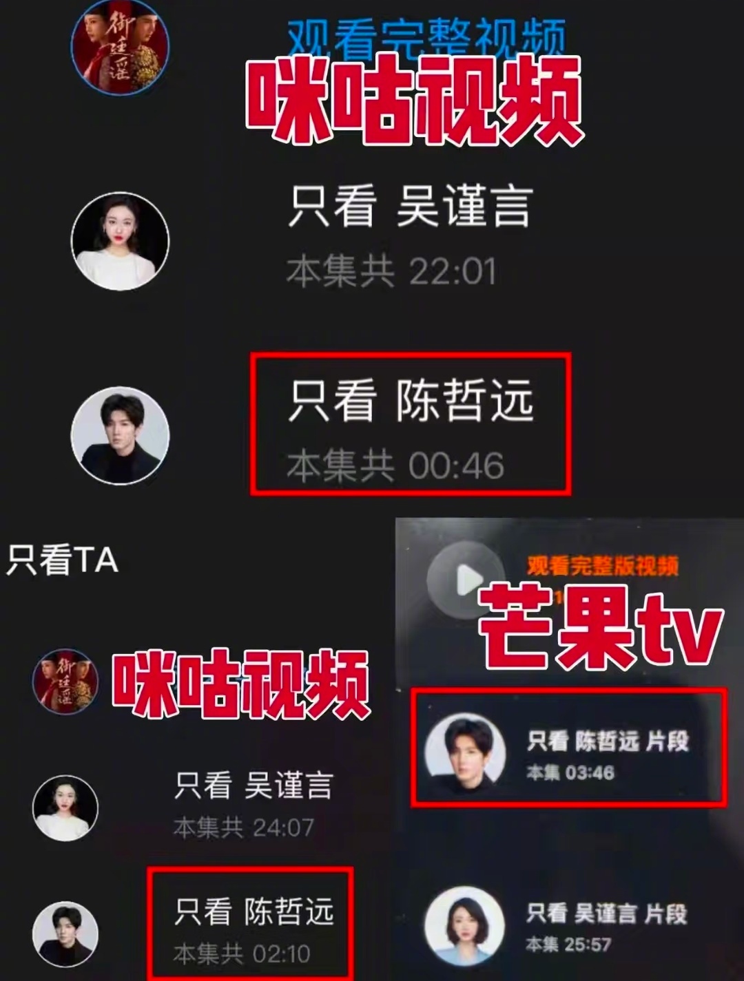 陈哲远在御廷谣不少集数里只有几分钟戏份，说明本质剧本内核还是大女主，剧组却对外宣