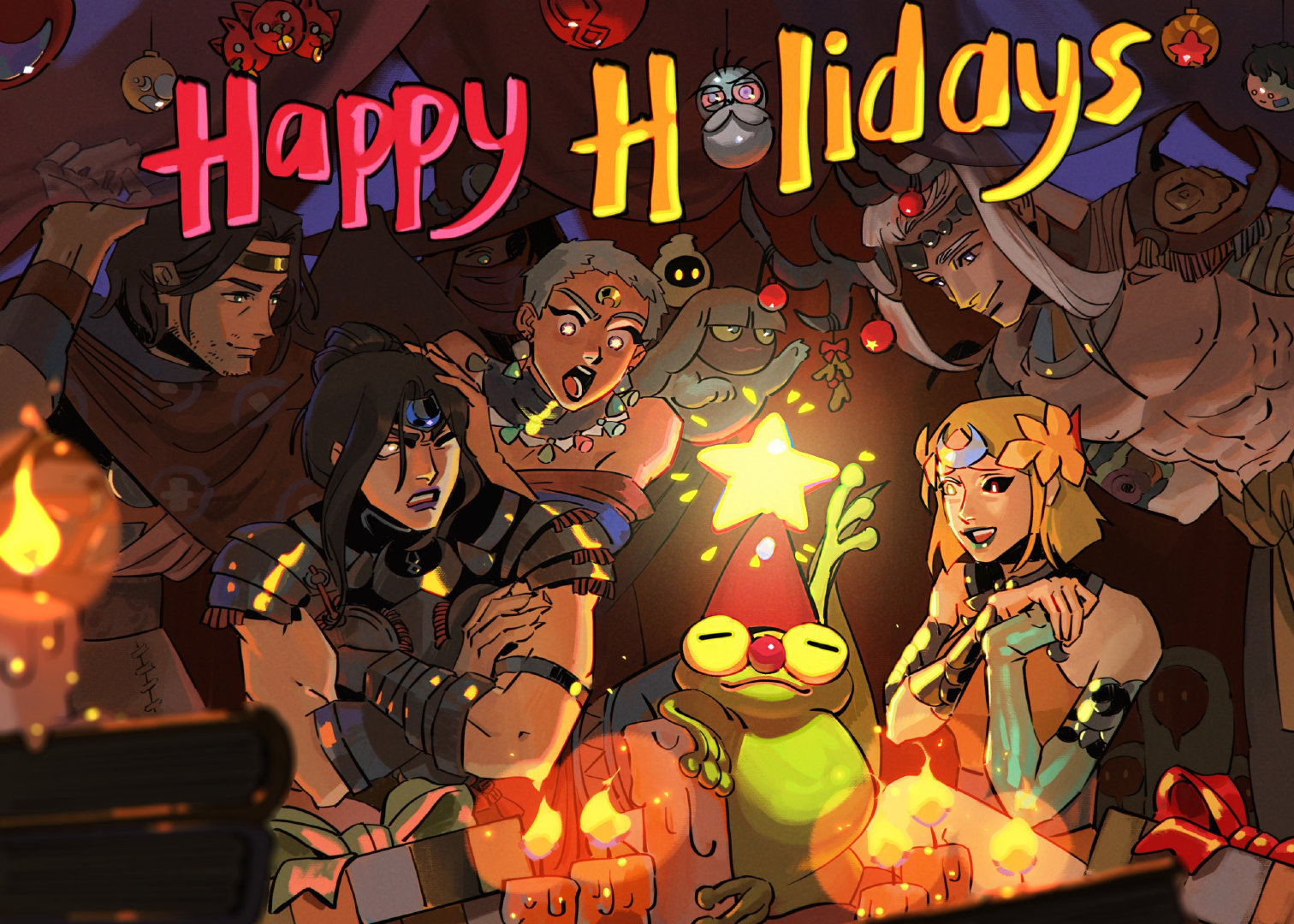 《Hades 2》圣诞贺图公开。哈迪斯