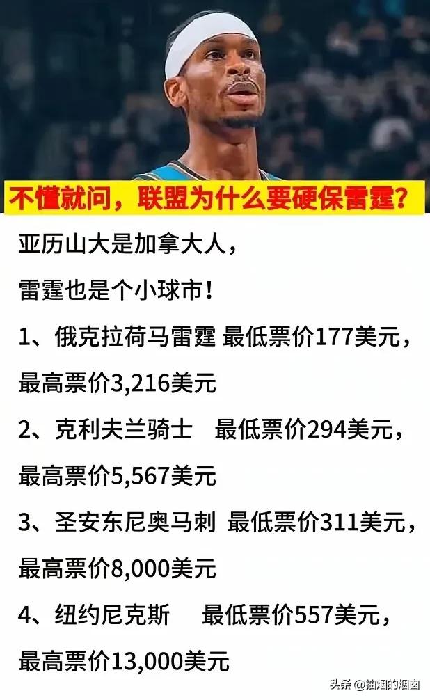 NBA联盟为什么要力挺雷霆和亚历山大？
1、有没有可能是想保尼克斯？尼克斯球市大