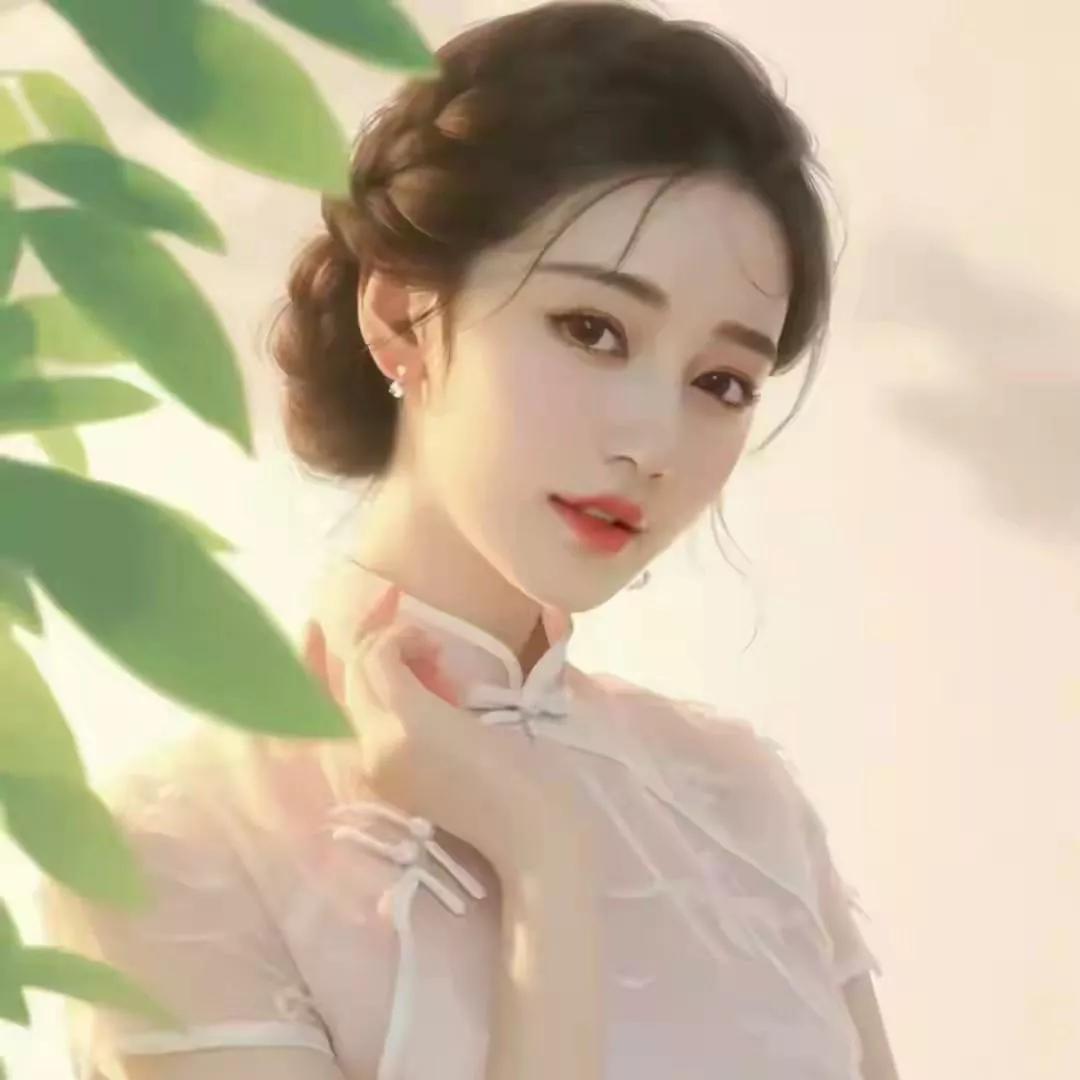 温柔古典美人，一抹微笑倾心温婉国风美人 东方气质美人 温婉古风美女 气质红妆女子