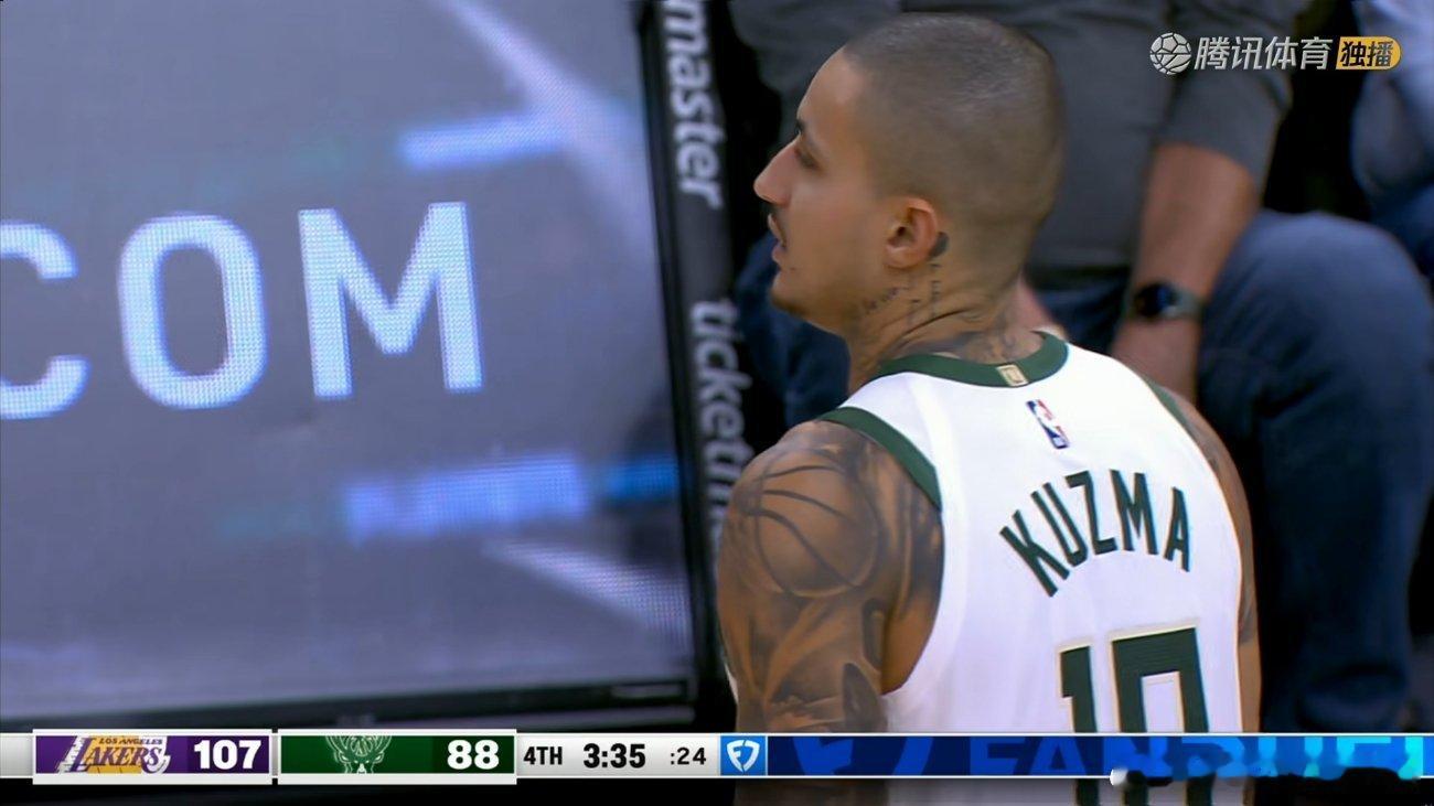 马哥1分1板5犯规，今天被东子点麻了雄鹿请求挑战