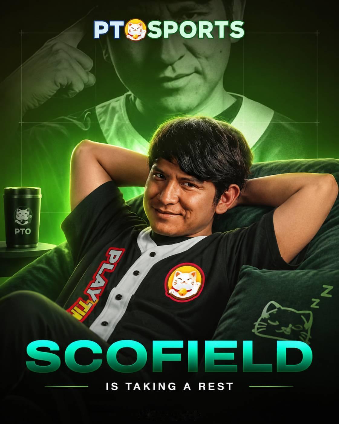 DOTA2转会动态：PlayTime 4号位Scofield转为不活跃状态。目前