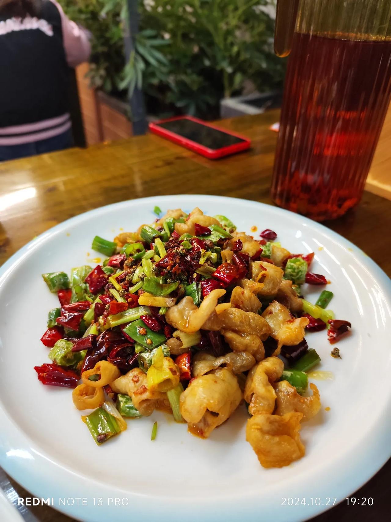 #《晒一张美食照片》#我最喜欢的肥肠，每一次在成都都会换着花样吃的一道菜，这是成