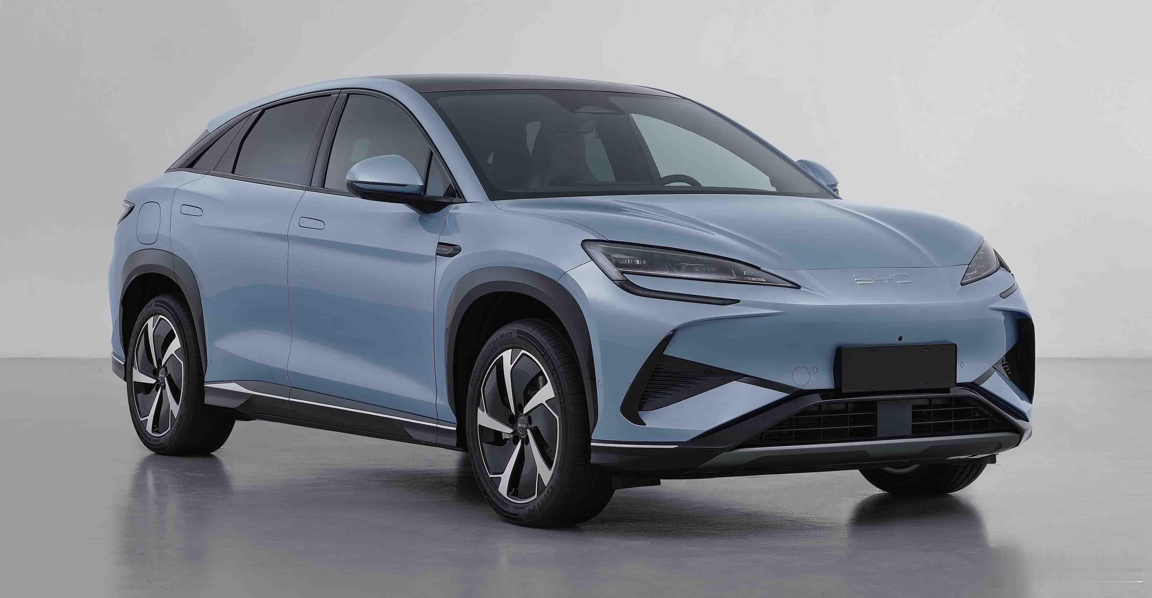 比亚迪海狮 07 EV 最终申报图，年轻运动有质感，像宋L海洋网版，但比宋L看起