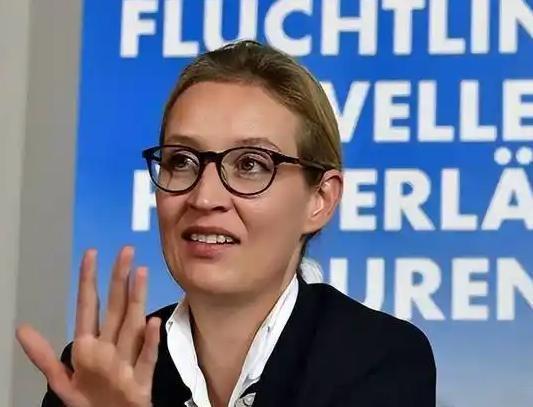 德国那个女党魁魏德尔是不是穷疯了还是真急眼了？当着上万德国老百姓的面直接跟美国对