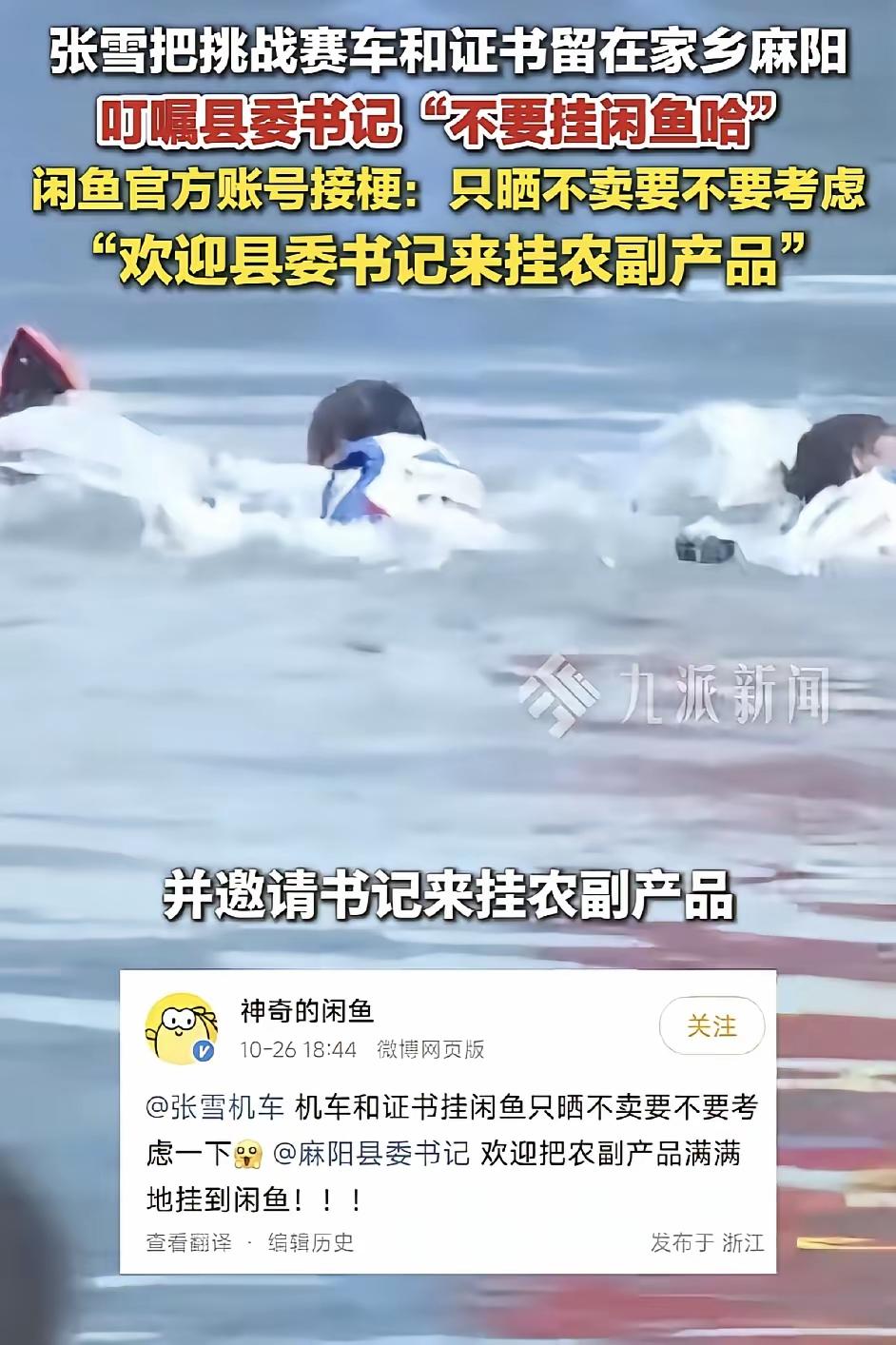 特意去查了一下，才知道张雪为啥叮嘱了一句，别挂咸鱼啊。

我以为是他这人本身就爱