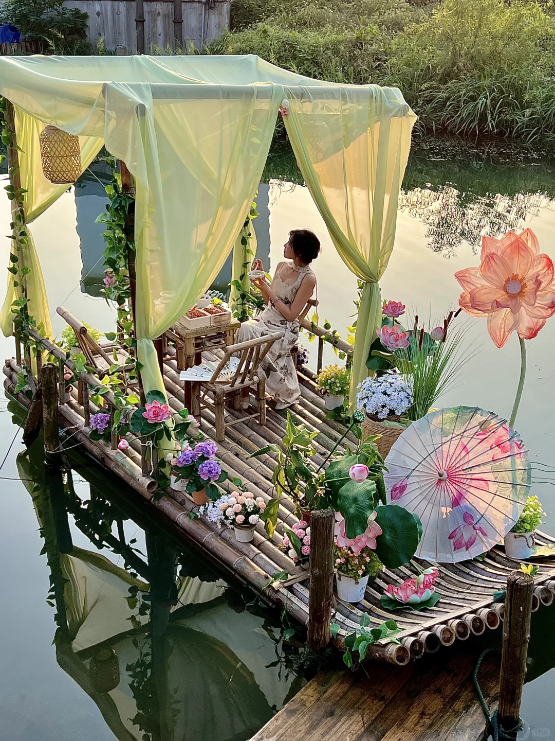 莲花岛的农家乐已经美出新高度了！！！