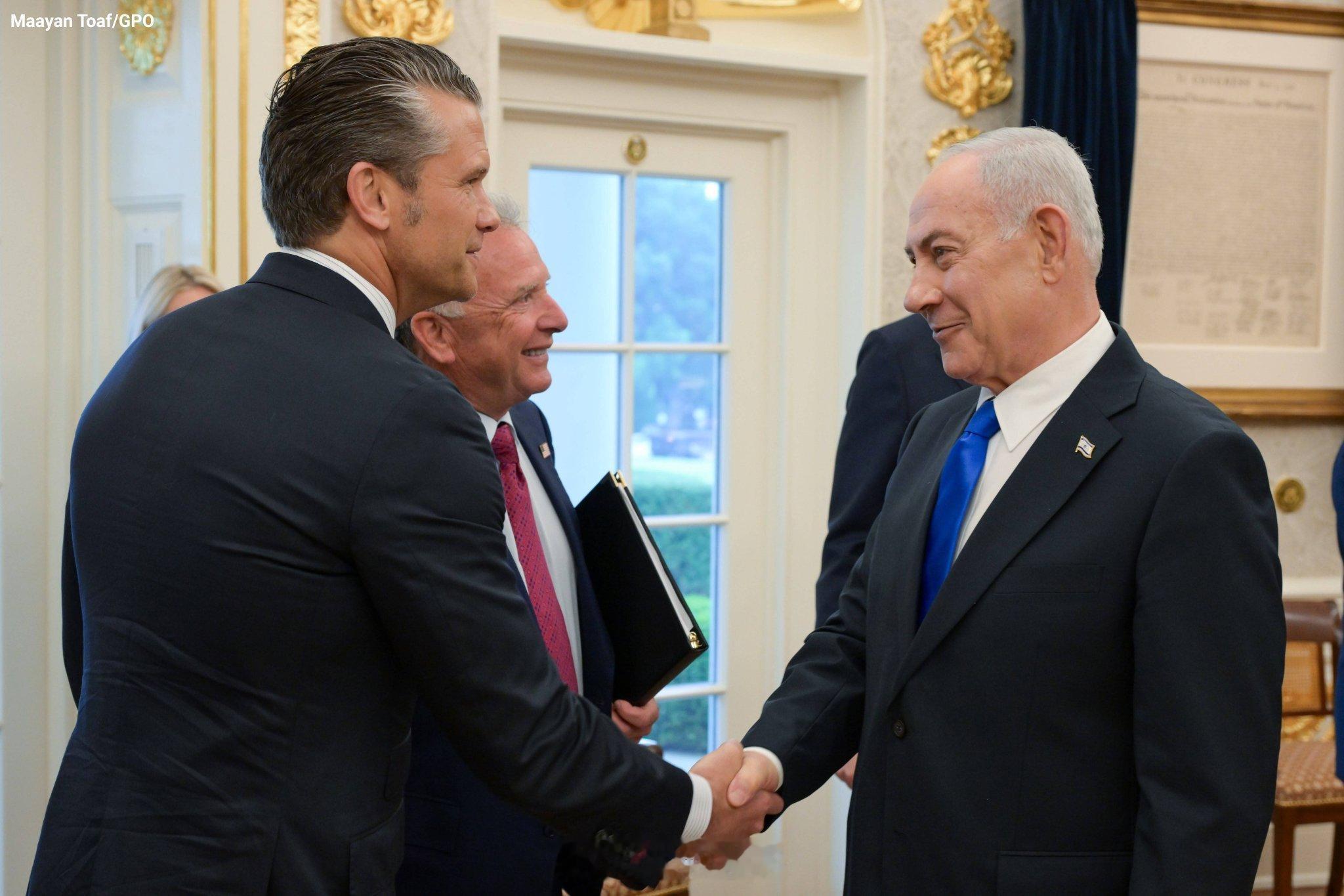 🇺🇸🇮🇱特朗普在白宫与内塔尼亚胡会晤。海外新鲜事热点现场