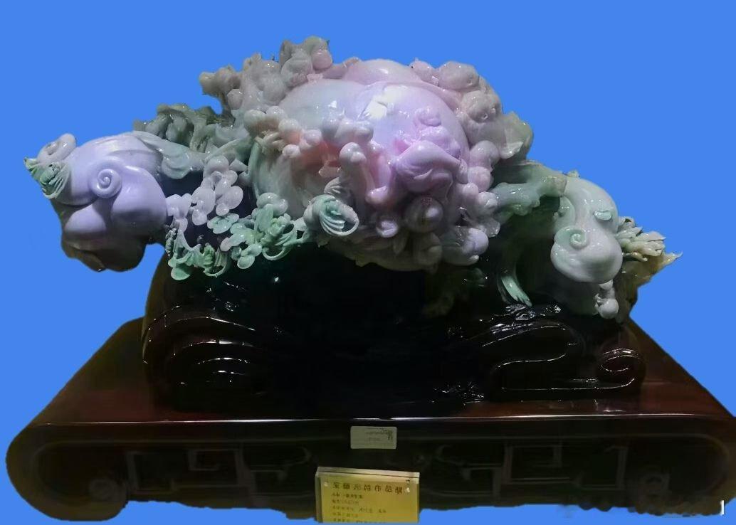 【今日宝贝选编】1精品寿山芙蓉石摆件《松鹤延年》，2极品独山玉摆件《福寿如意》，