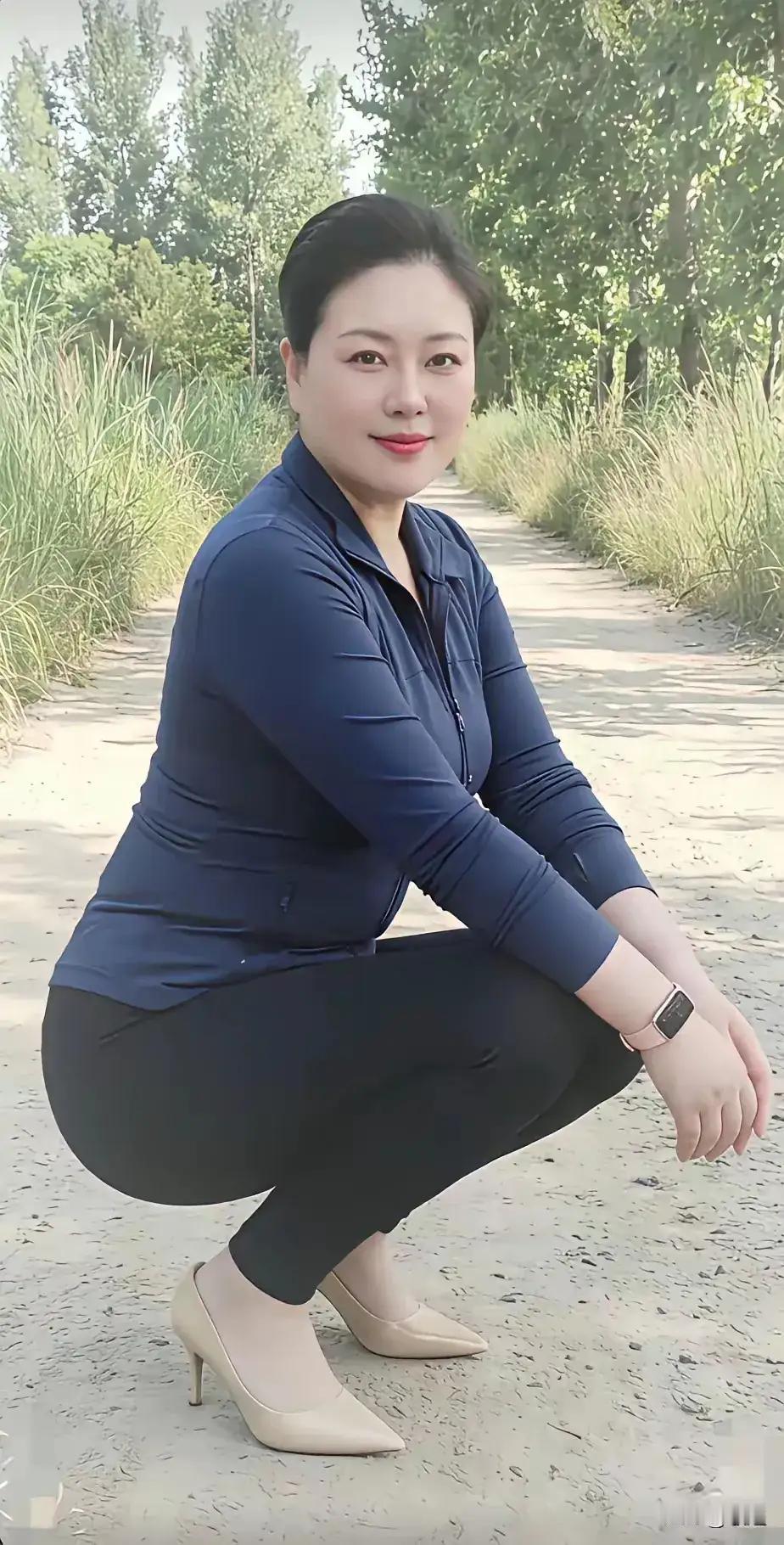 网络上的这个女士发出来后，网友们纷纷点赞，觉得气质不错，颇有领导范！
友友们是不