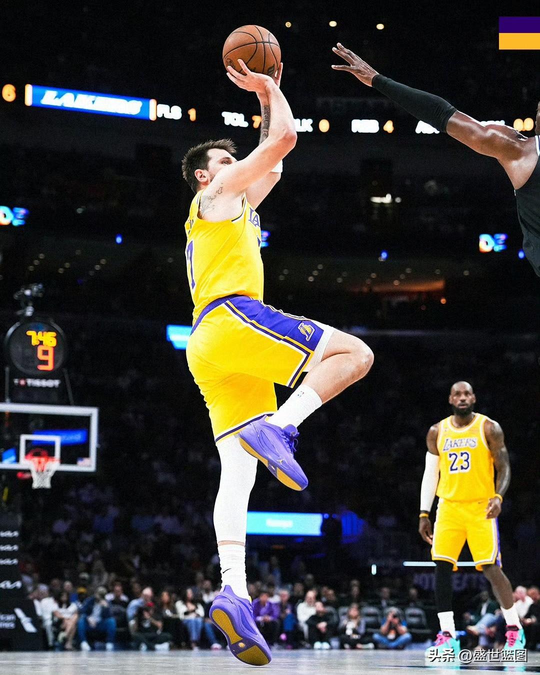 无敌是多么寂寞！湖人134:126战胜热火，豪取8连胜！
东契奇继续火力全开，三