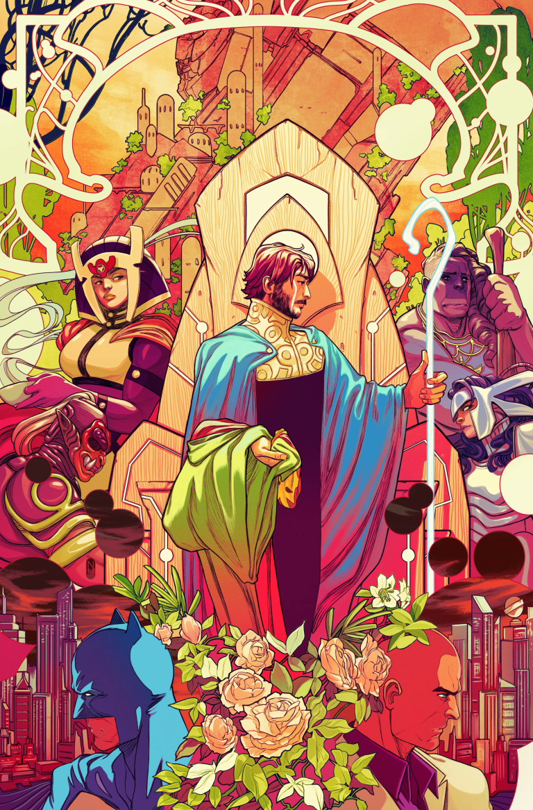 明年1月13号DC将推出一本48页的新神族特刊（DC All In Saga: 