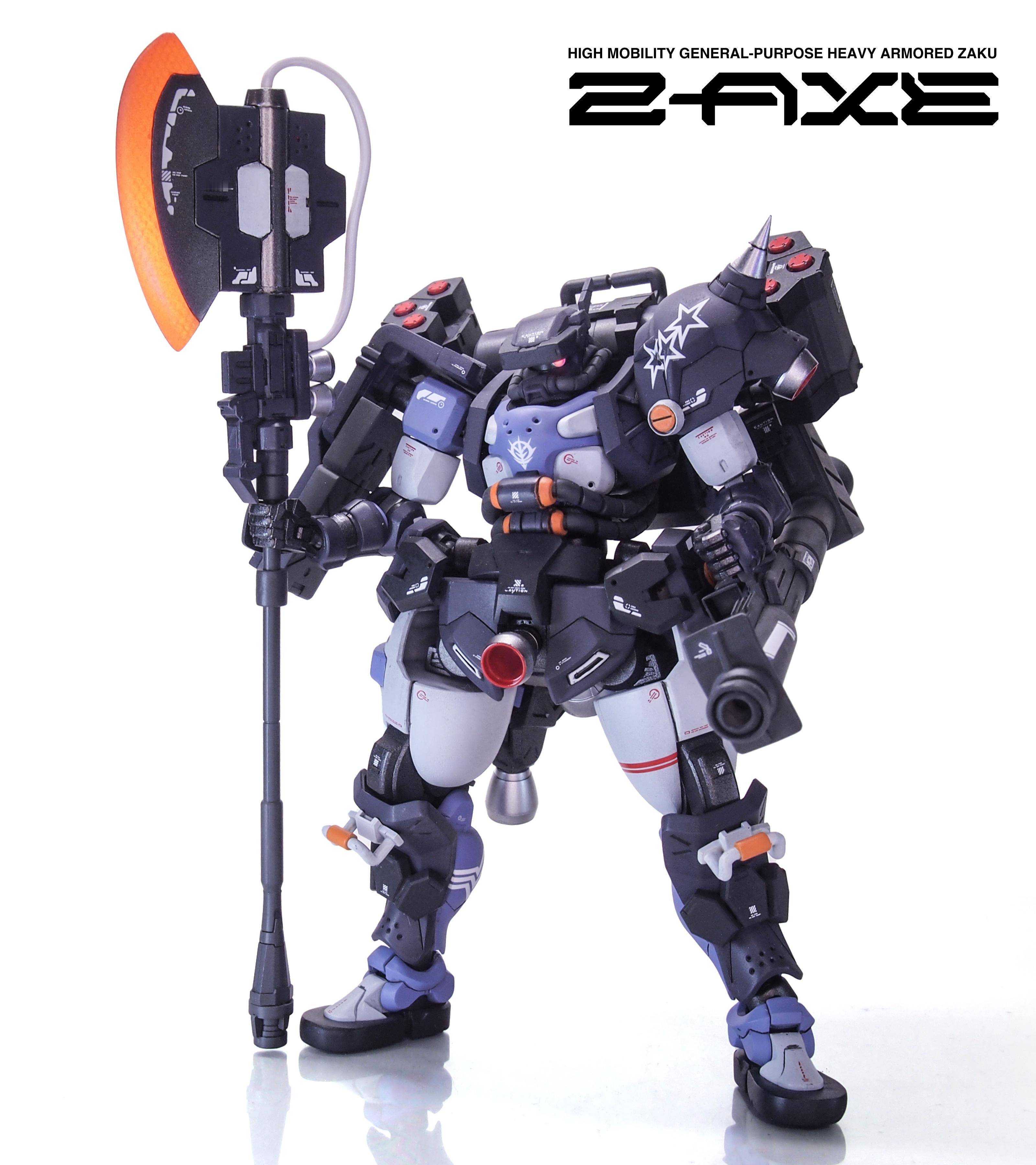 最后的黑色之星——马修专用GQ扎古（by ナオラル）高达模型[超话]高达模型 ​