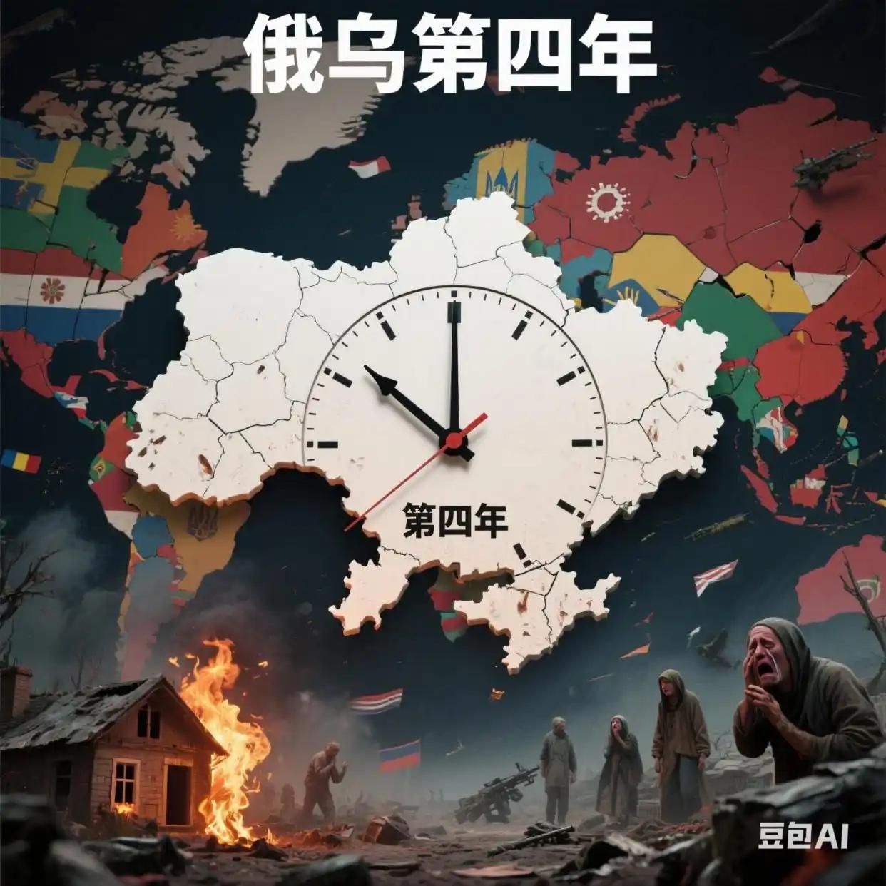 乌克兰苦战四年了，人们要问得到了什么，失去了什么？四年投入的是巨大的人力、物力和