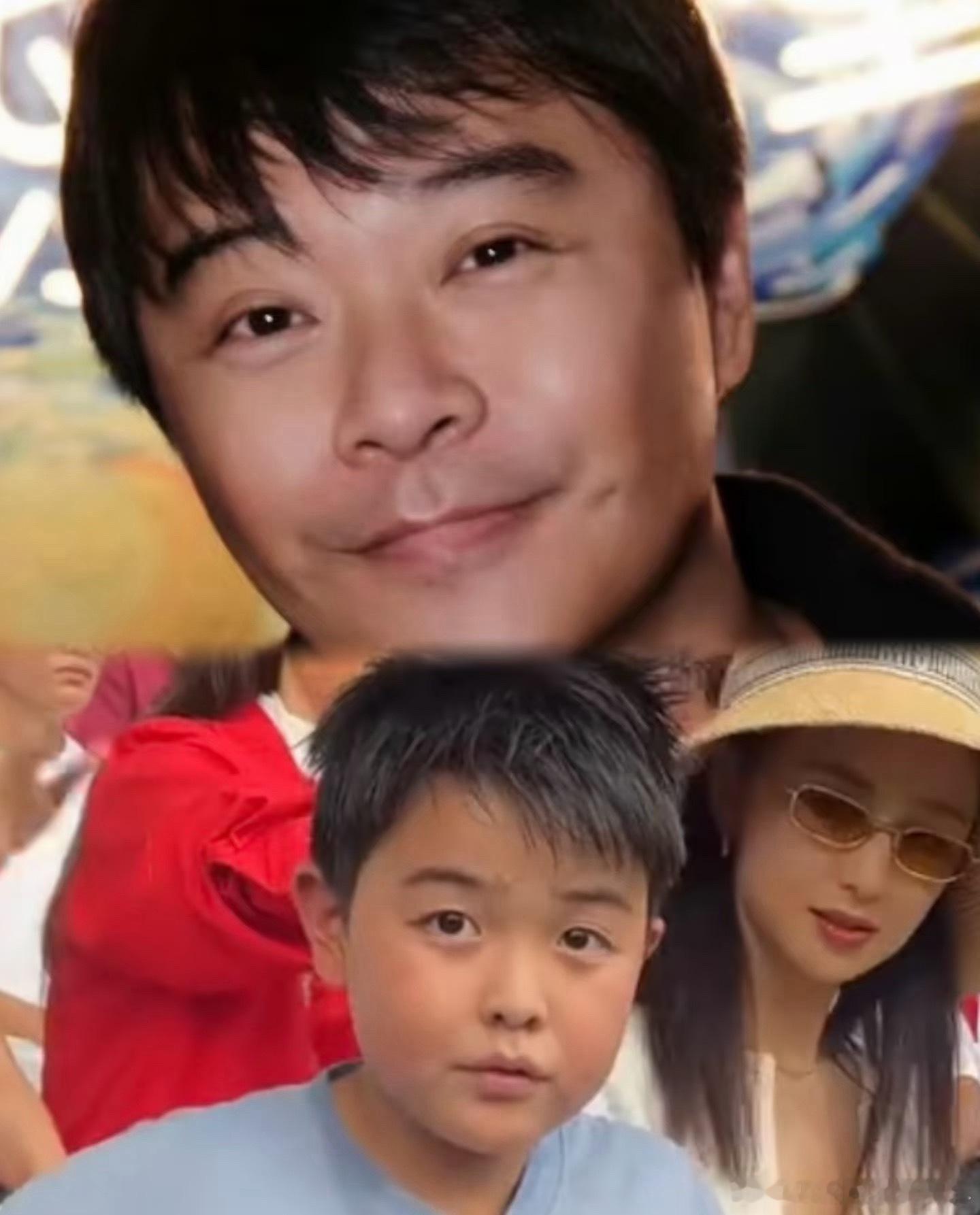 佟丽娅这婚离了等于没离这基因太强大了，一般儿子像妈，这像他爸像的