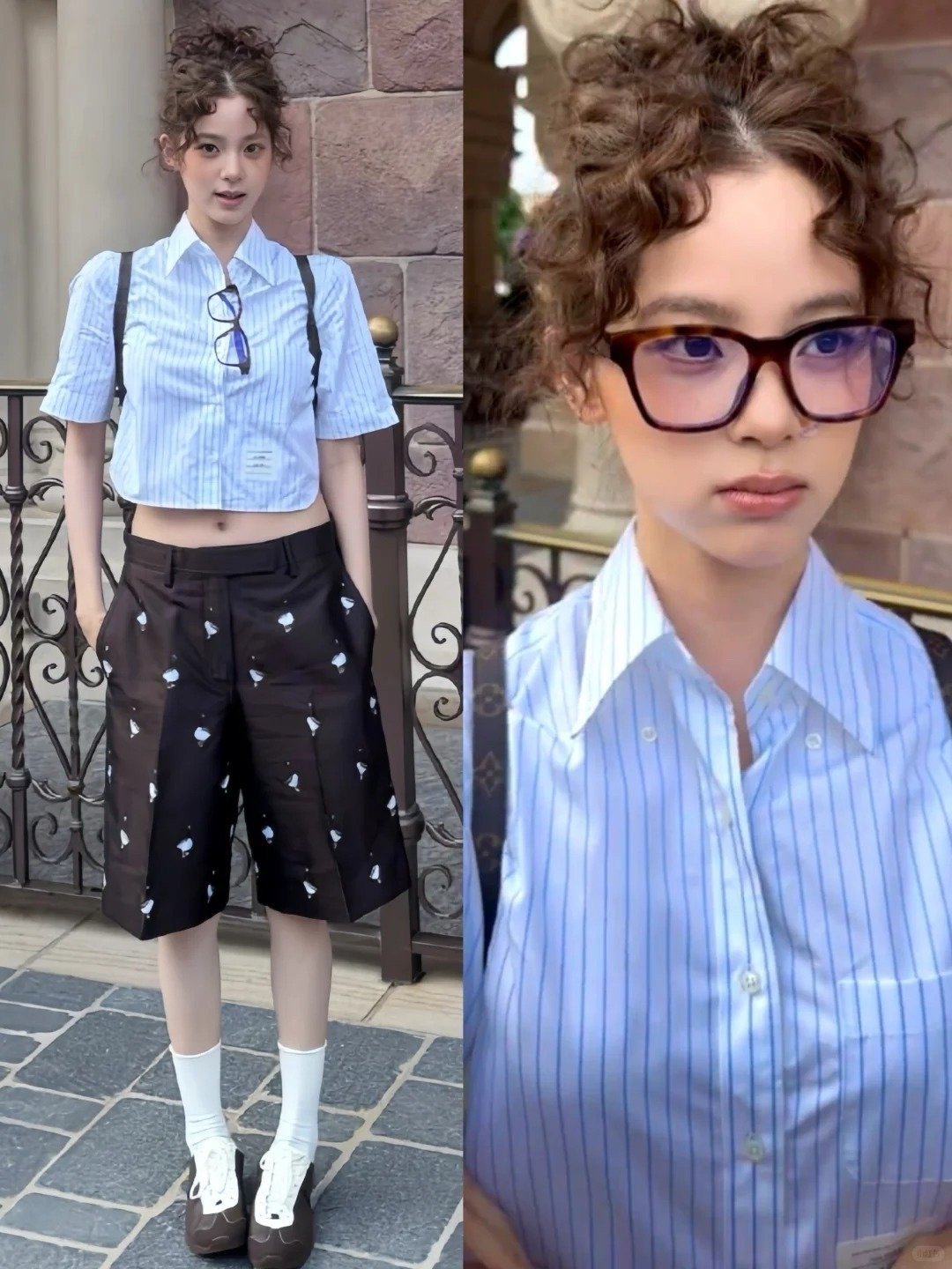 欧阳娜娜是不是转变风格了，这样的欧美风还挺好看的 ​​​