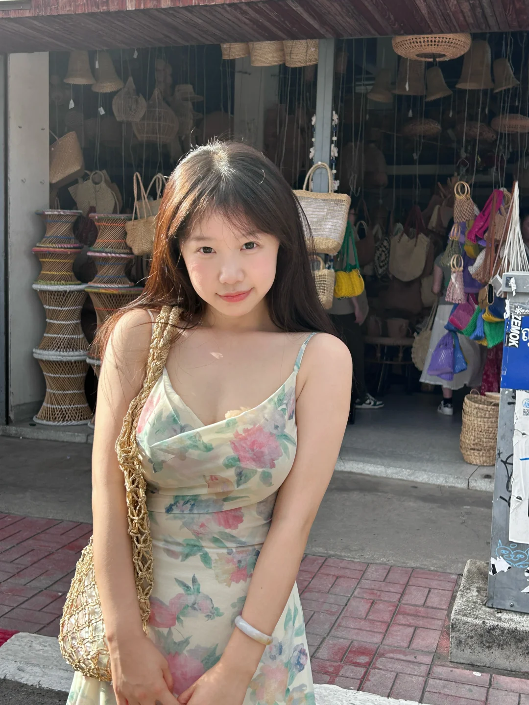 清迈草编街的穿搭建议！！（158 108版）