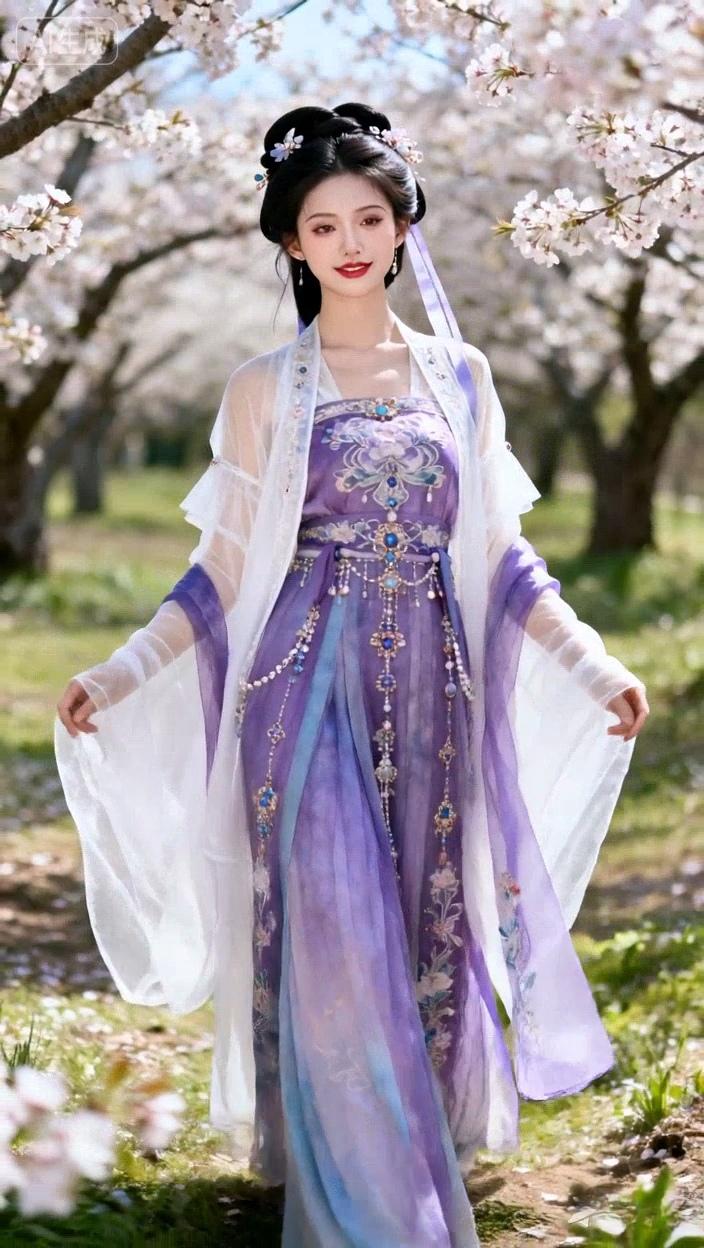 七绝●神采飘逸/古韵  

繁花遍野好心情，
绚丽阳光影子清。
绮绣华衣多典雅，