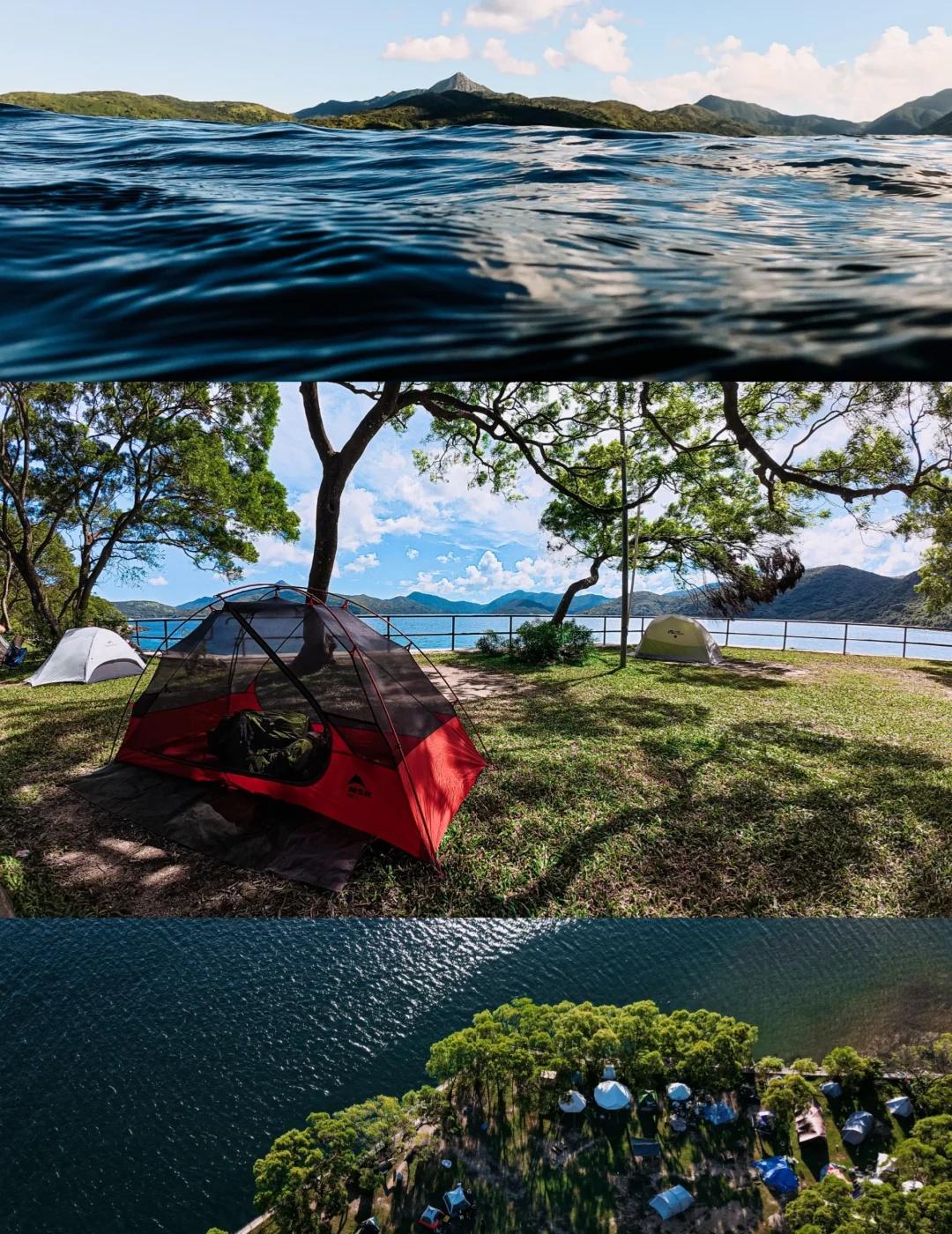 个人认为香港最舒服的营地
坐标:香港湾仔南营地。
交通:黄石码头包船前往，或者乘