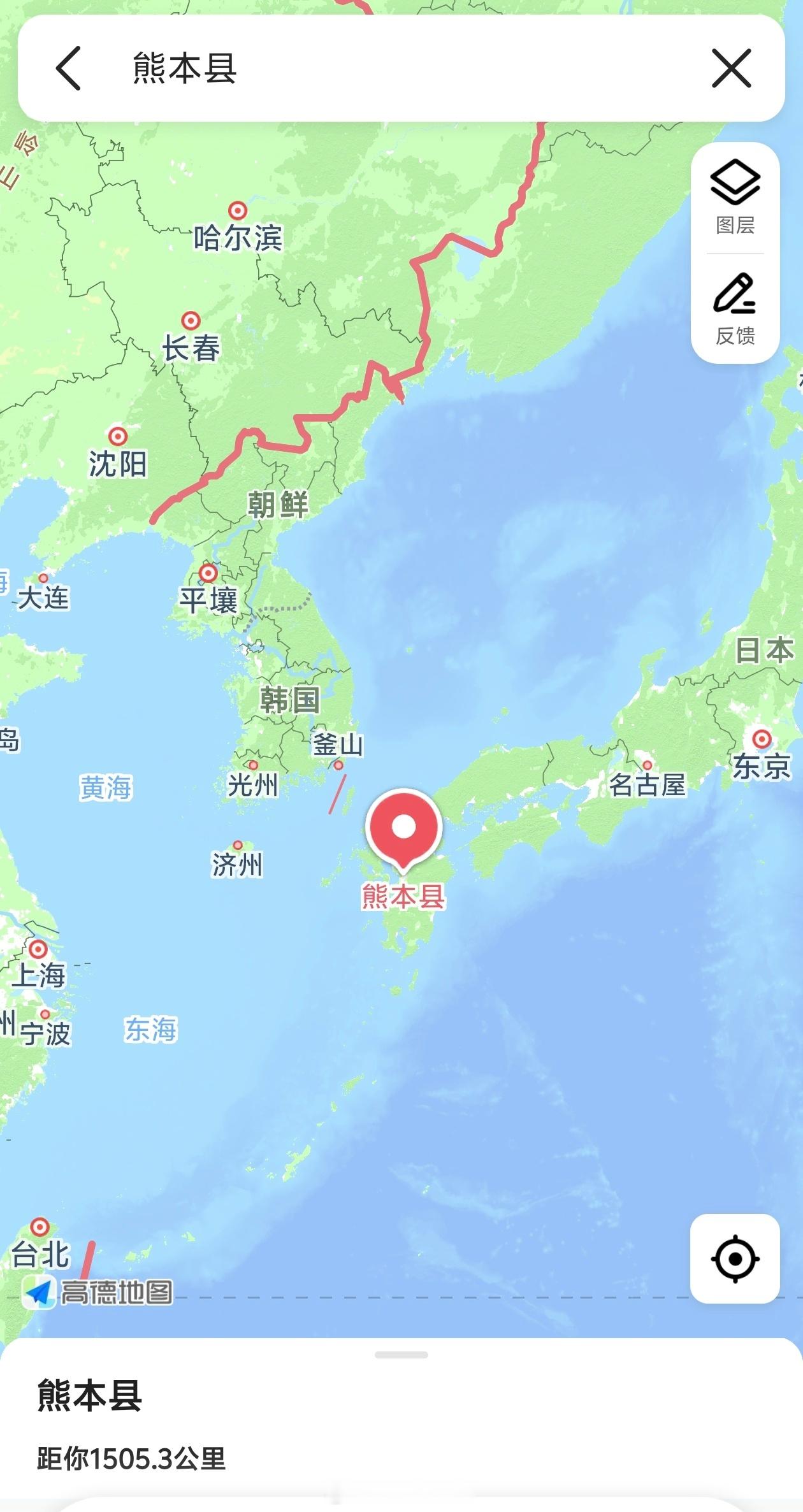 日本7.1级地震监控剧烈摇晃查了一下，这地方到东京的距离跟到上海的距离差不多，基