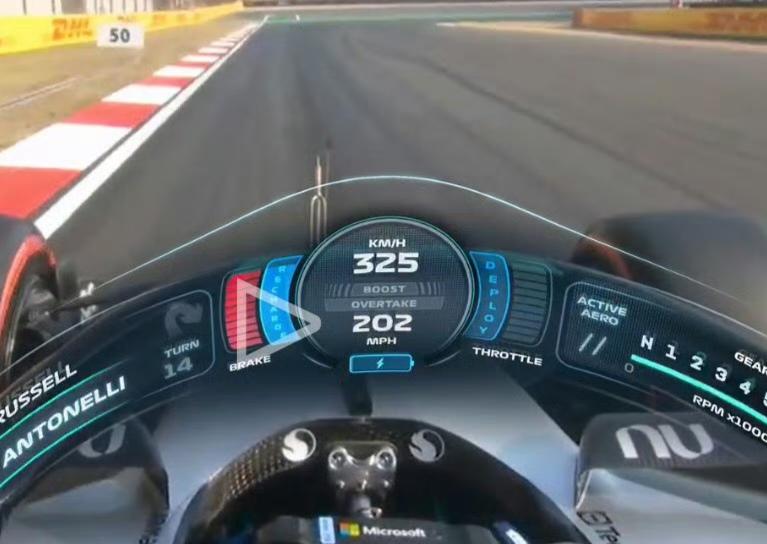 【F1|奔驰直道优势恐怖，单圈领先近1秒】
    奔驰车队在上海赛道优势有多明