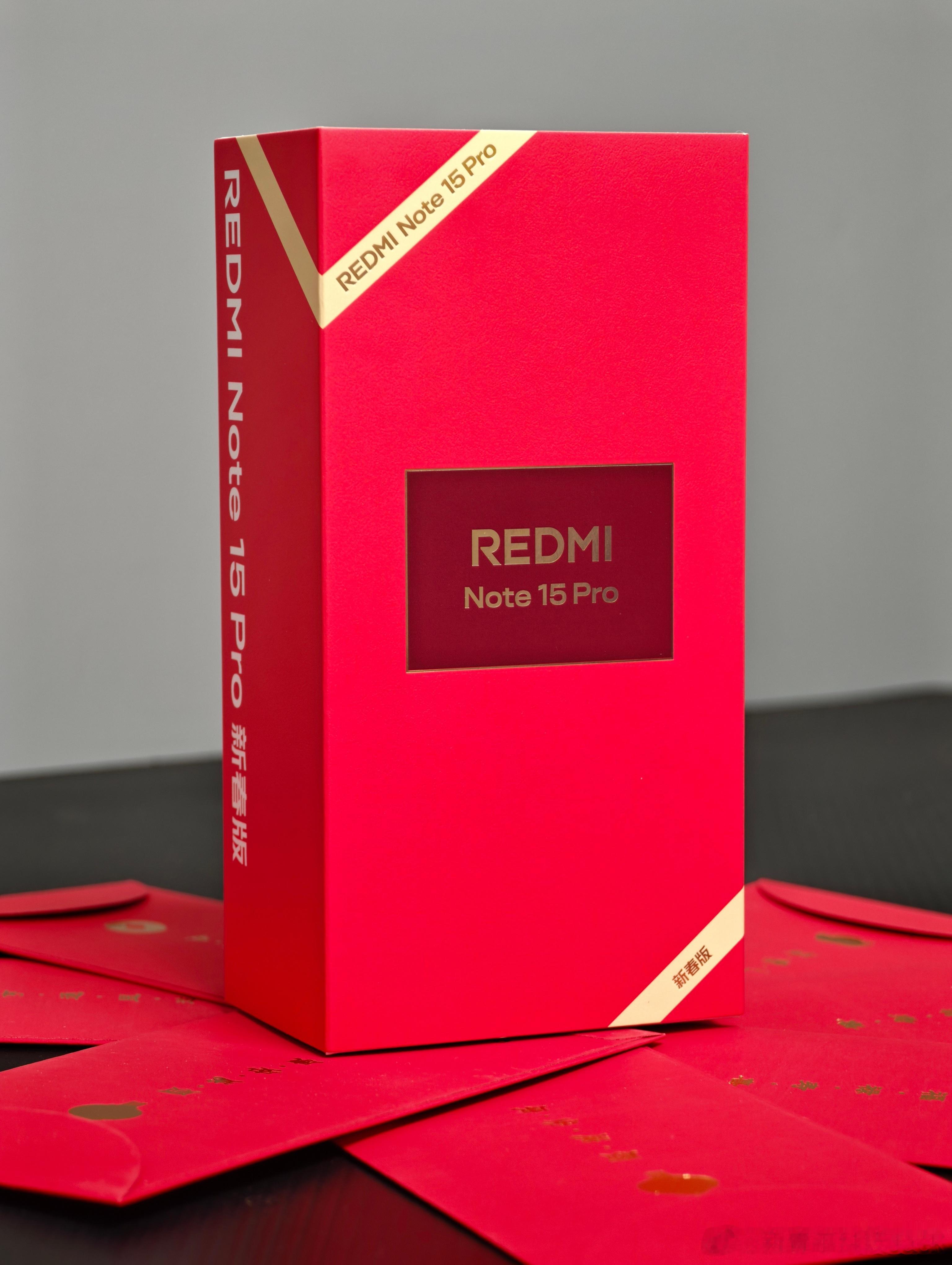 REDMINote15系列新春版 Note 15 Pro 车厘子红真机来了！看着