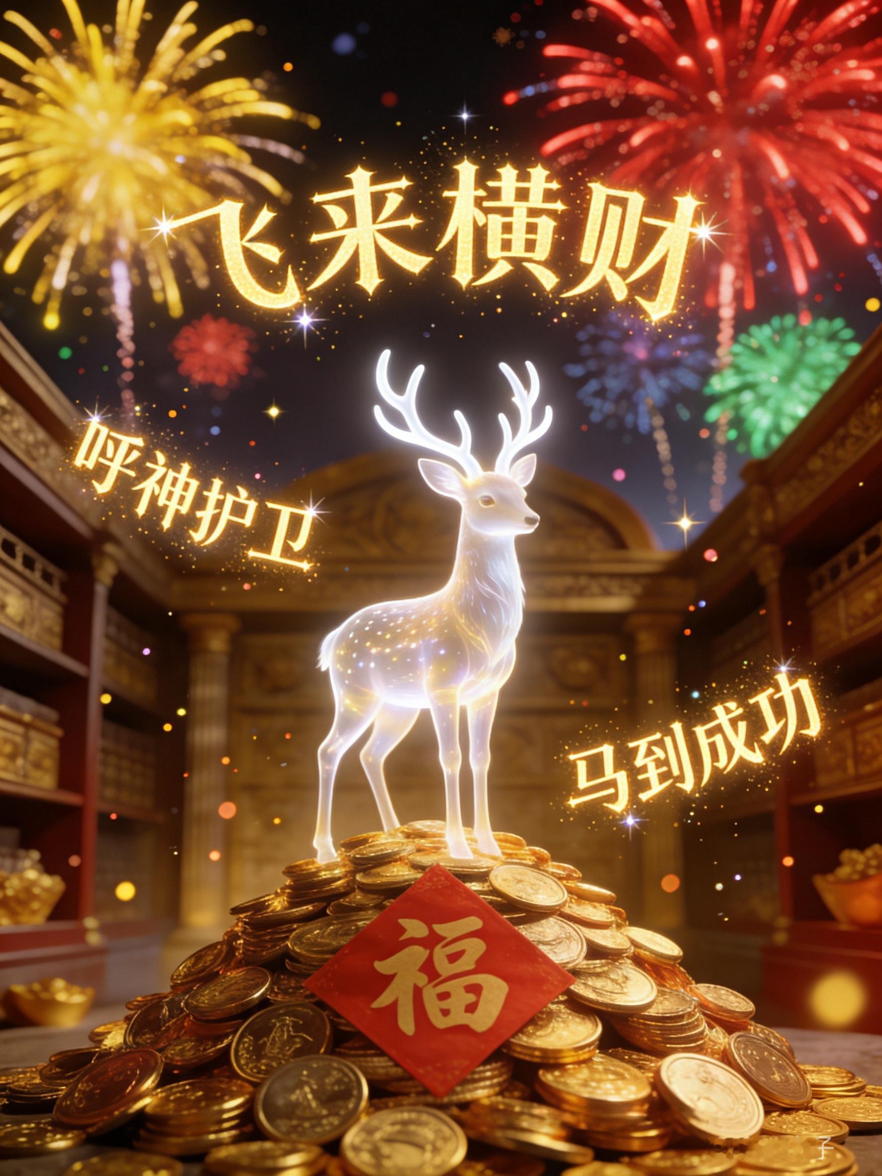 2026马年大吉！祝大家烦恼通通“一忘皆空”，快乐如“呼神护卫”般即刻显形，在人