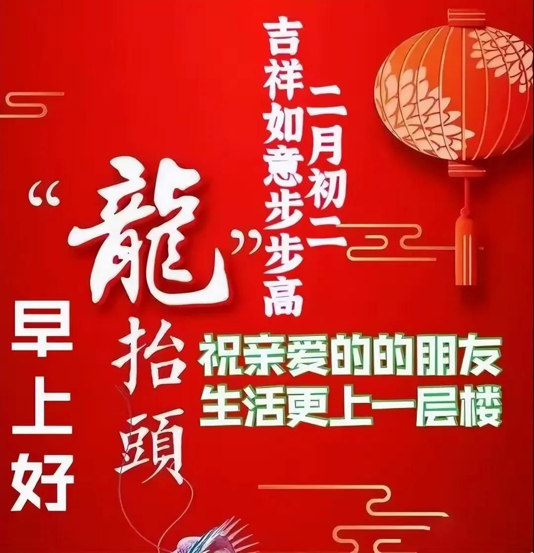 二月二龙抬头，
祝愿朋友快乐常驻心头，没有忧愁！
早上好[祈祷]