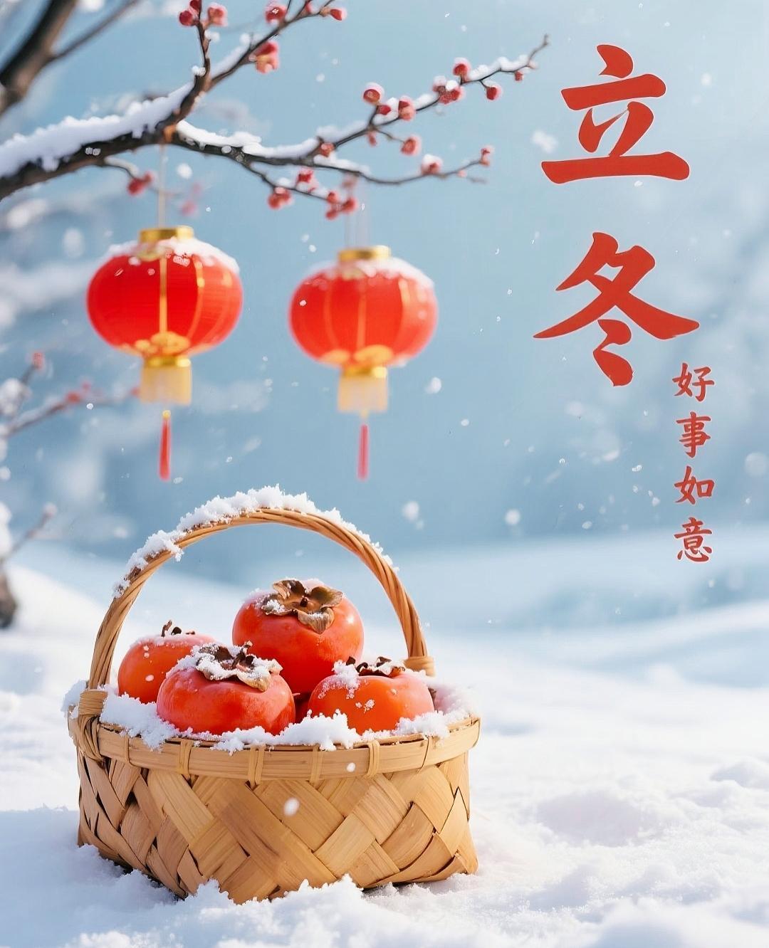 通知一下！
今日12点03分交接立冬，
以前不懂，老话说“上午立冬地封严，下午立