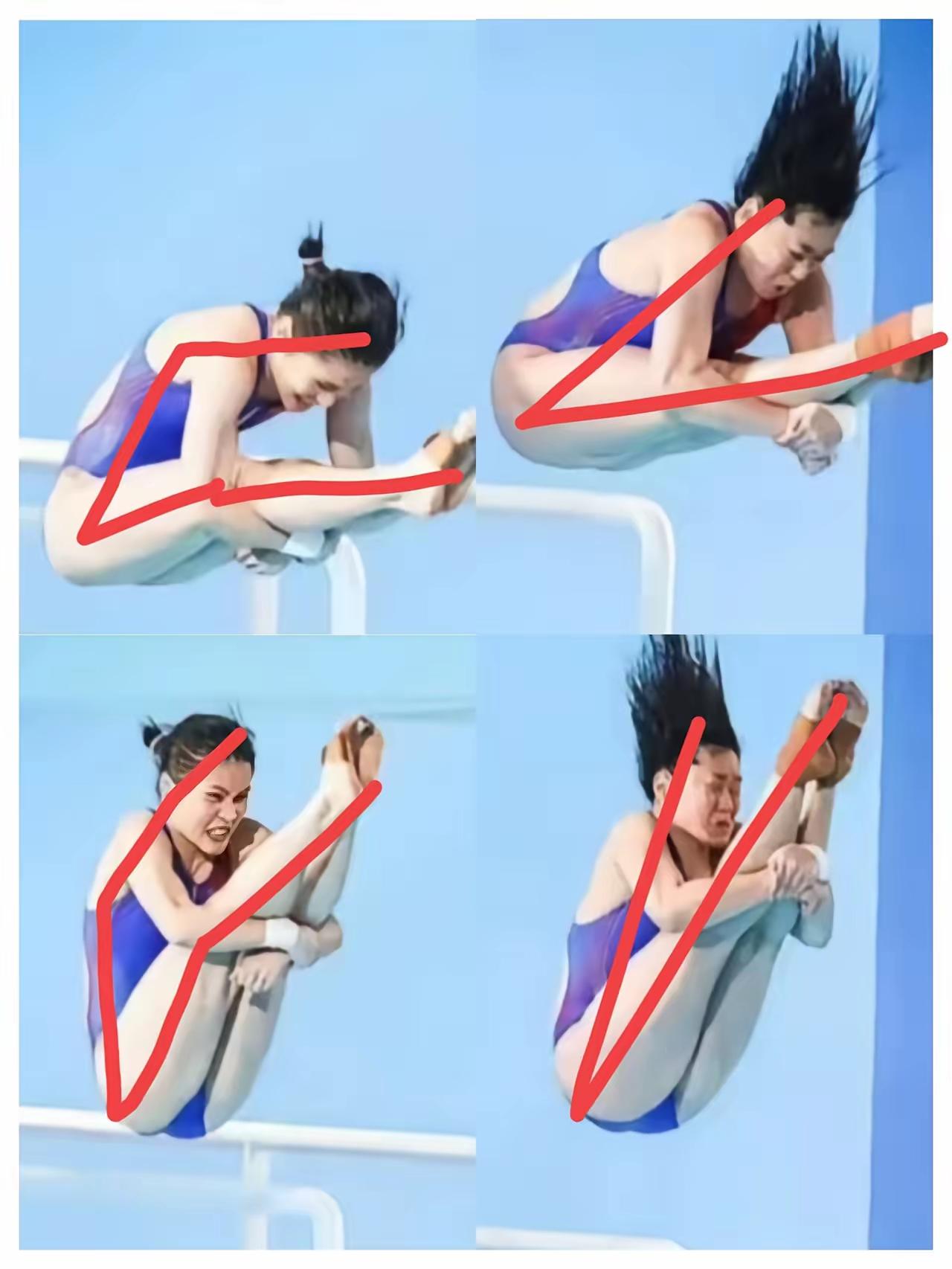 没🈶对比就没🈶发言权！
左边是王伟营，右边是全红婵，
原以为全红婵零水花靠的