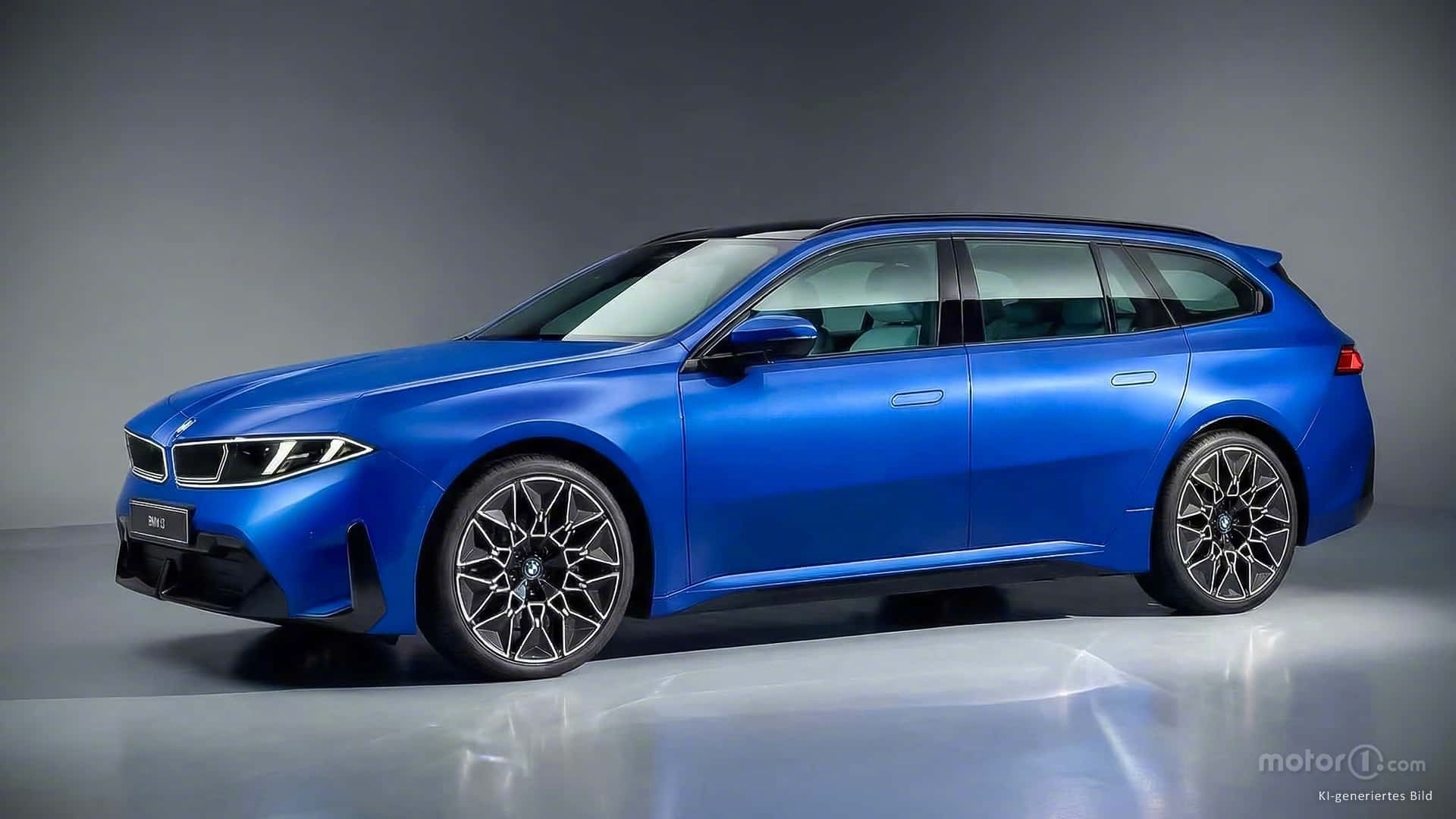 新宝马i3旅行版渲染图。 