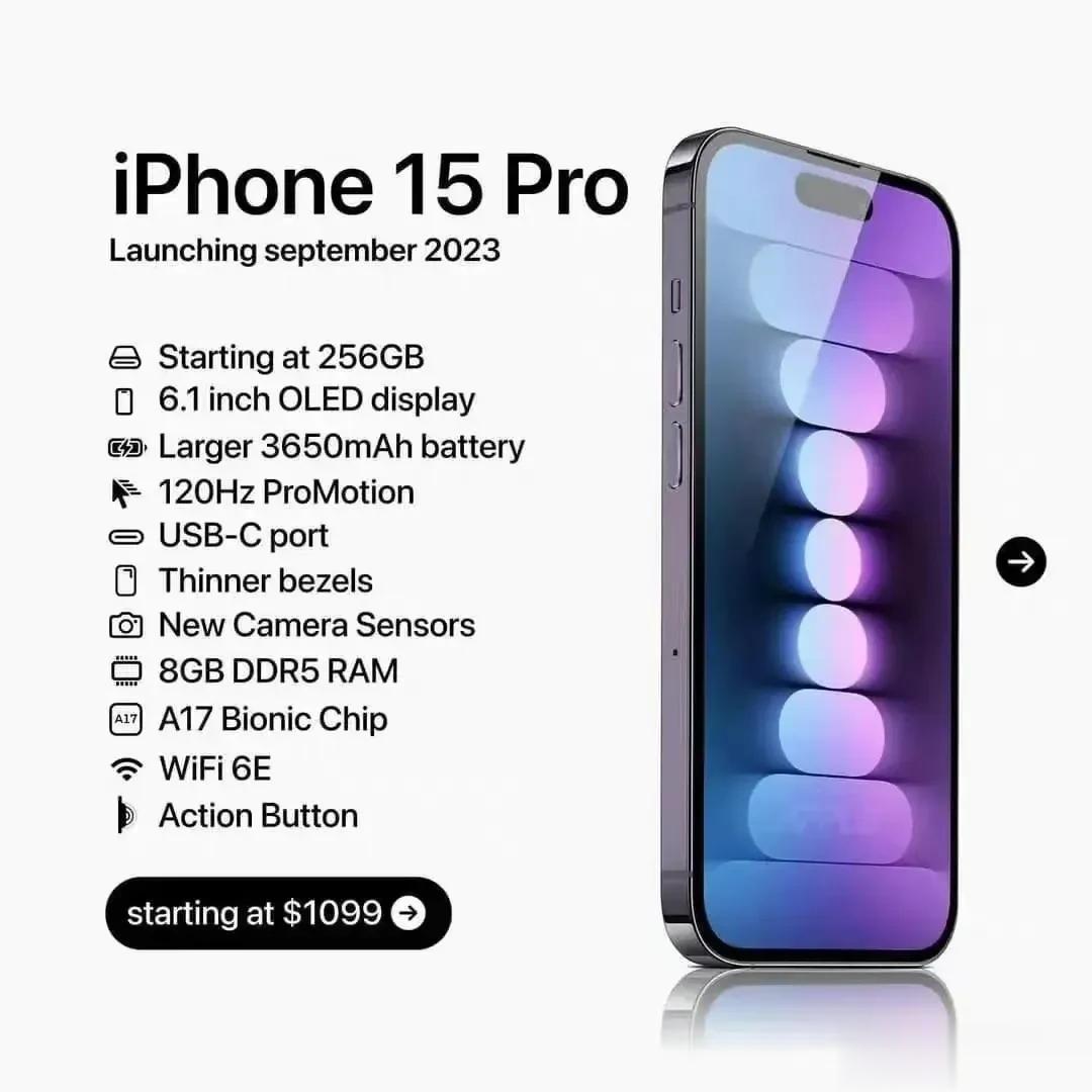 库克终于是大方一次了，iPhone不再挤牙膏！今年的iPhone15Pro系列迎