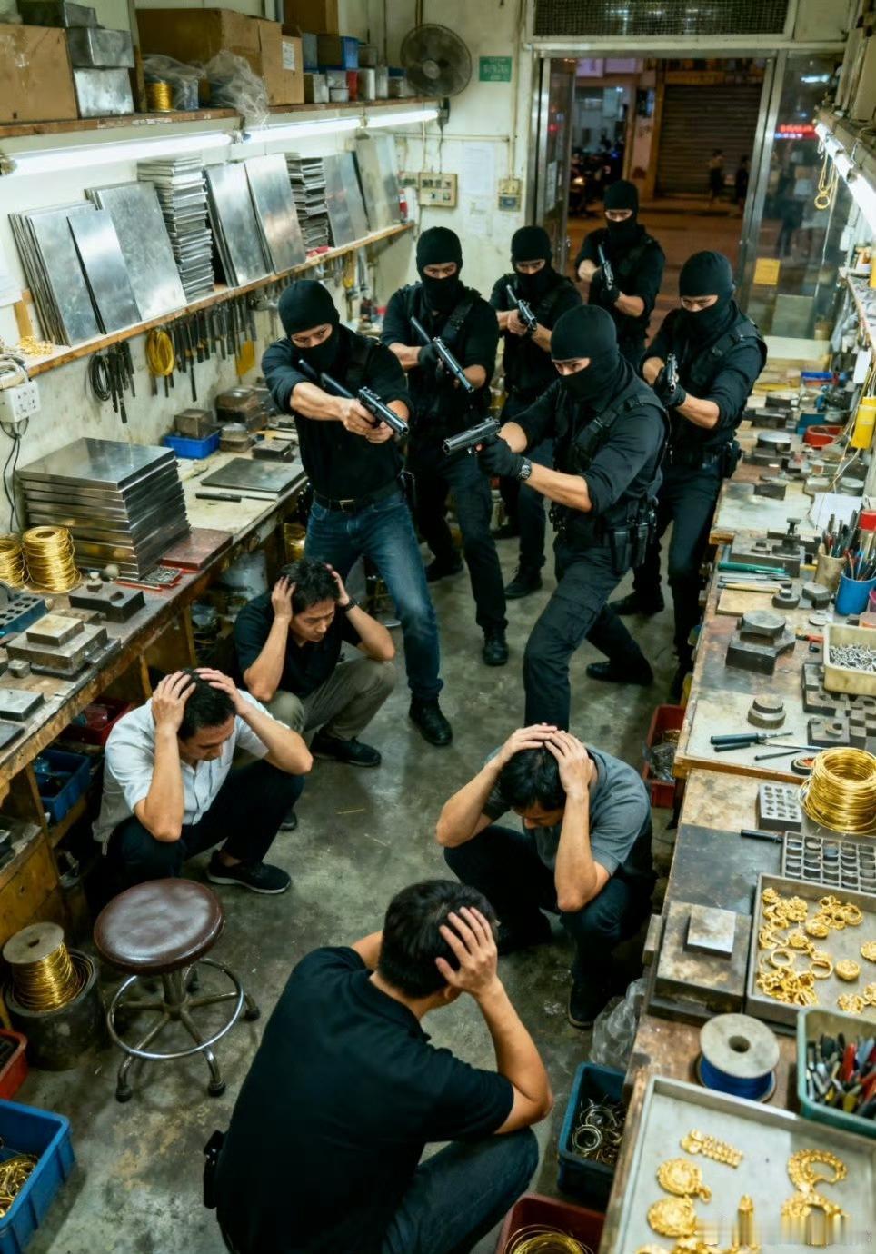 都啥年代了？这帮人真没脑子。不知道香港警察的厉害吗？不是在香港长大的吗？这光天化