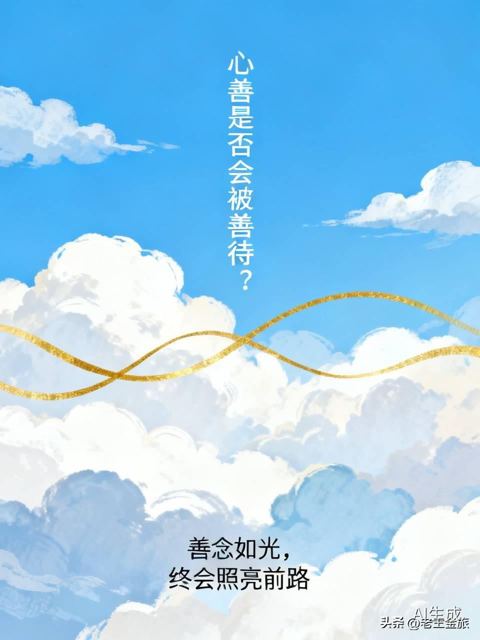 心善的人一定会被善待吗？这还真不好说。有人觉得善念之人天必佑之，心善的人熬过苦难