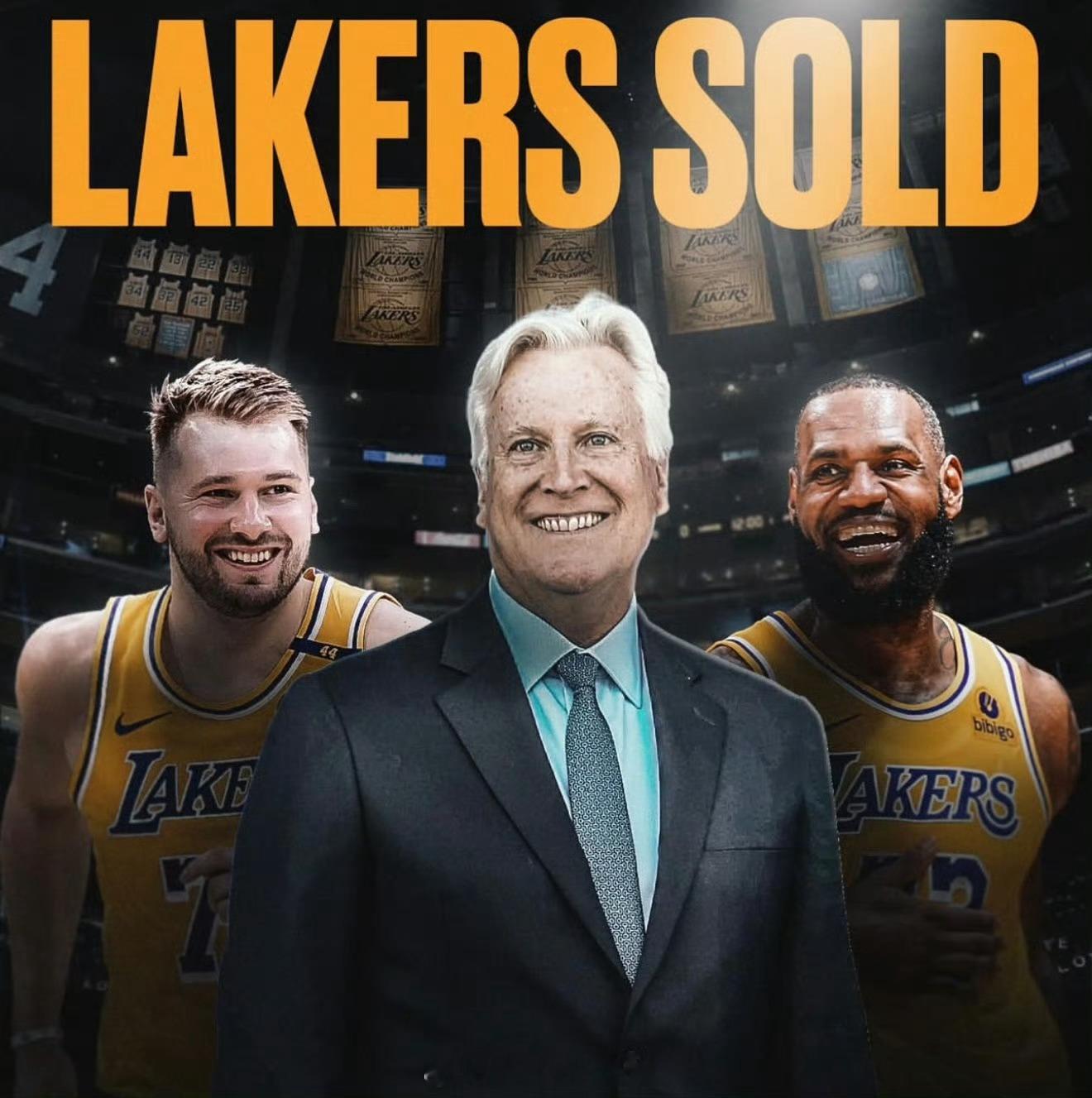 NBA理事会一致同意，批准马克-沃尔特￼以多数股权收购湖人￼，交易预计将在近期完