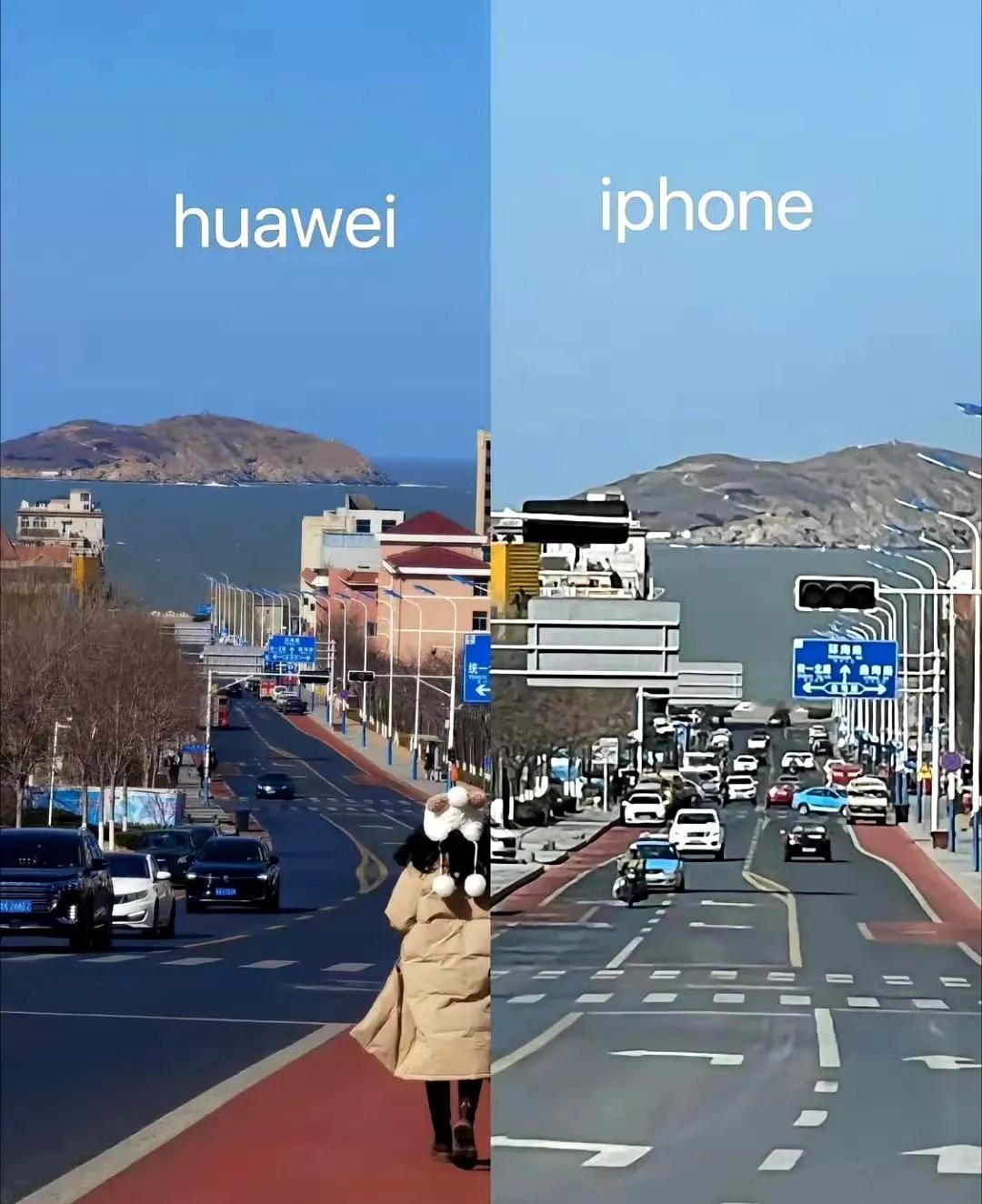 网友：苹果与华为，你觉得哪个拍的照片更真实？[灵光一闪]