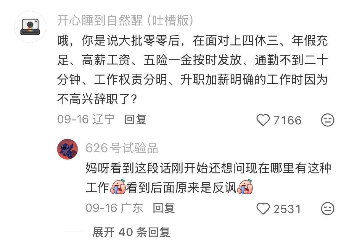 00后才不是因为不高兴就离职🙅🏻 ​​​