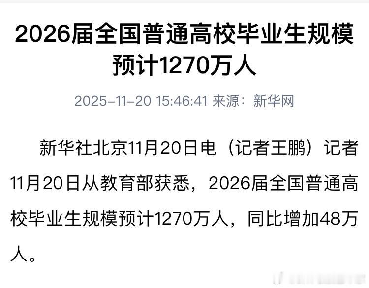 部分人以为初中中考分流出去的学生，或者不读书的学生至少在40%以上，看大学生毕业