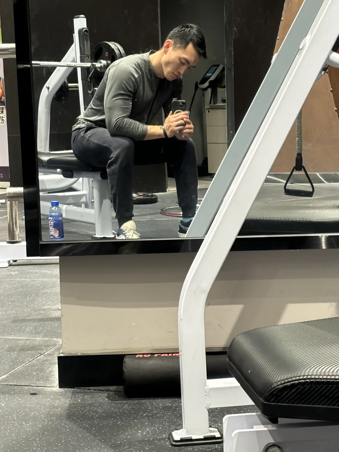 天气冷了要穿衣服训练