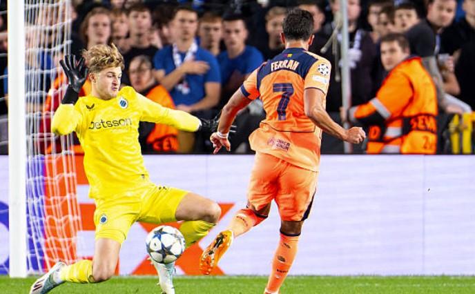 费兰本场数据：2射1正1进球，错失1次良机，1次关键传球