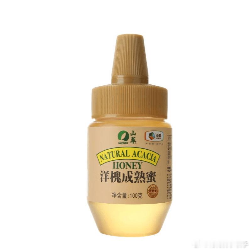 5.89元 中粮山萃 洋槐成熟蜜 100g  山萃中粮出品 蜂蜜洋槐蜂成熟蜜挤压