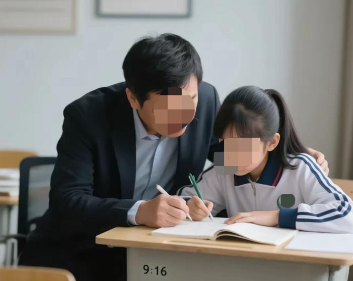 辽宁25岁的聋哑老师于某的事儿，前段时间在网上闹得挺火。

下课之后被监控拍到对