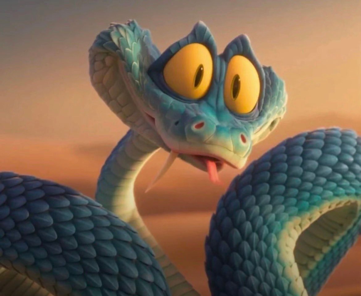 谁懂？完全喜欢上了蛇盖瑞🐍盖瑞一条蛇疯狂动物城2