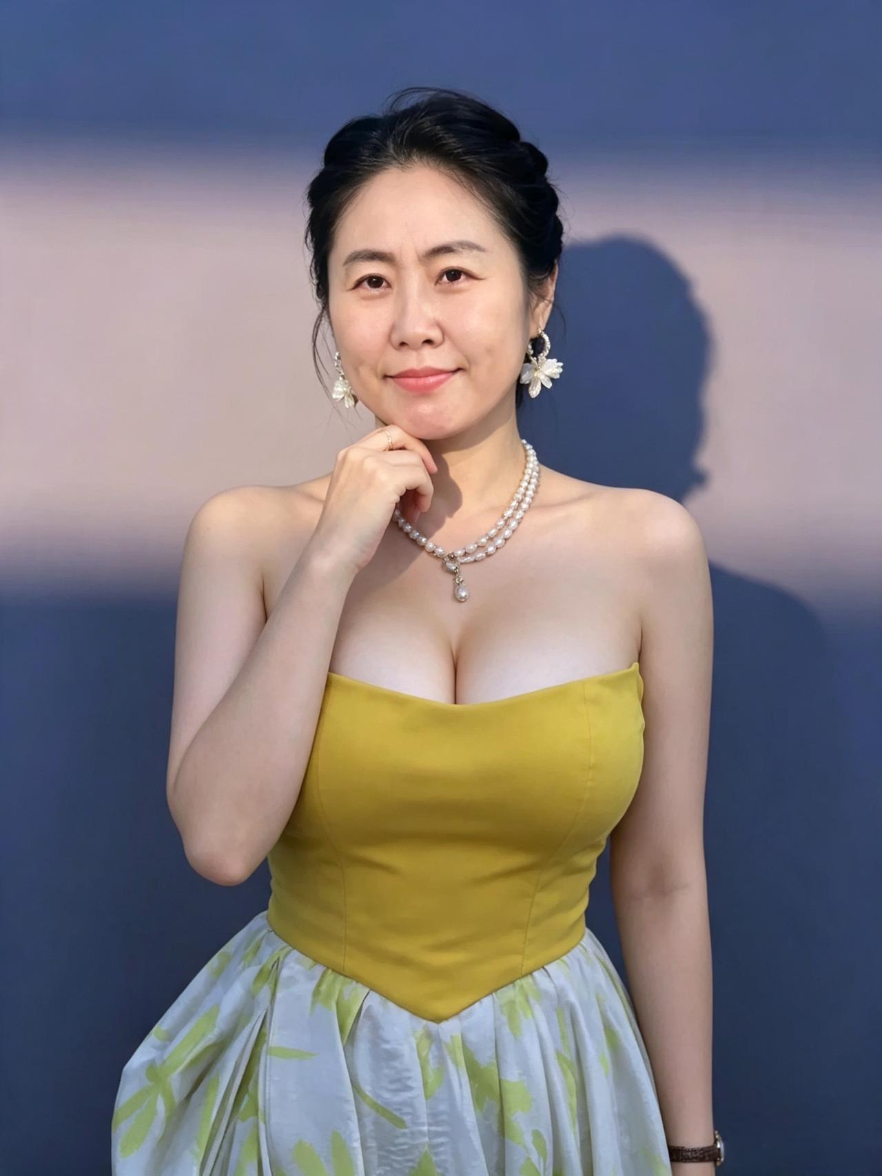 衣裳换过一重又一重，
不变的是眼底安然。
历经世事，依旧温婉，
这份从容，
胜过