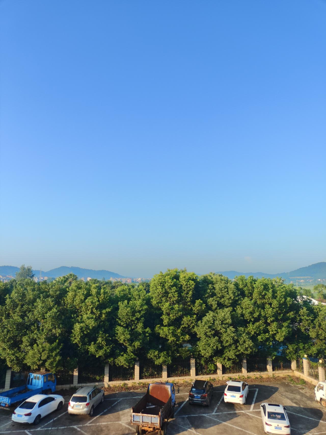 最近天气蛮好，都是晴天，我喜欢！