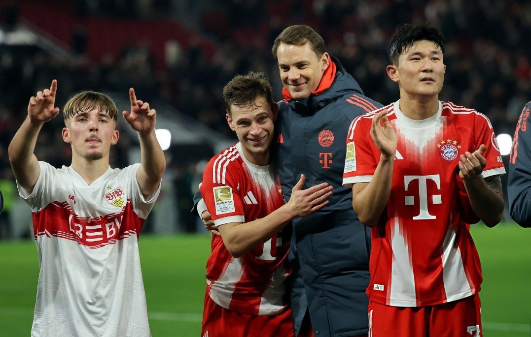 此前受到脚踝问题影响的基米希和腿筋拉伤的诺伊尔，预计将在1月11日对阵沃尔夫斯堡