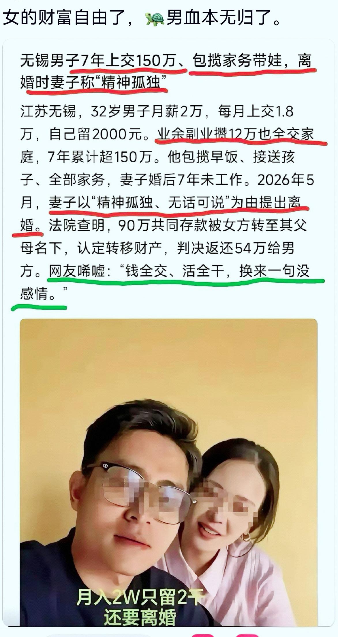 这个男的该去看看眼科