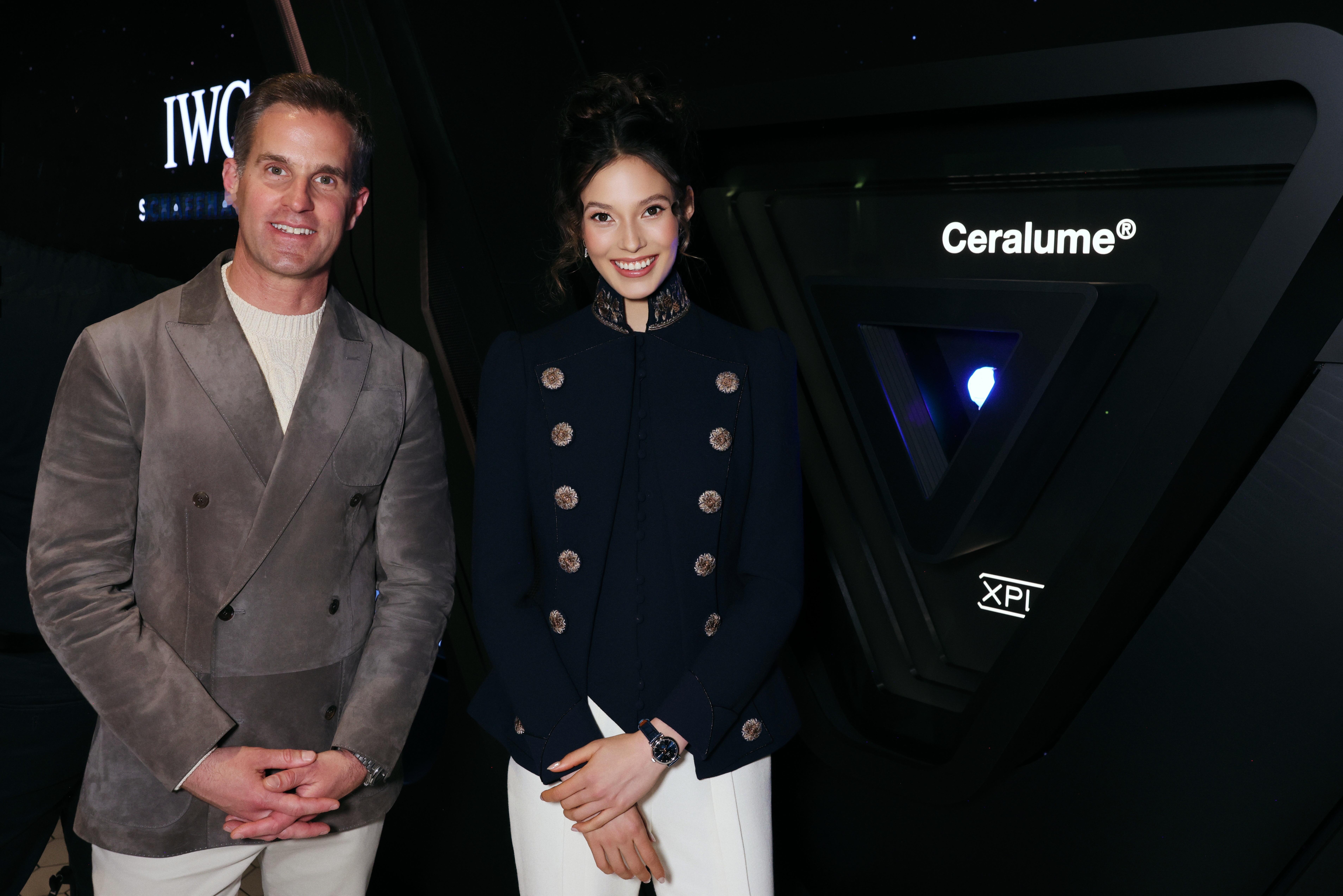 谷爱凌 ｜ “钟表与奇迹”日内瓦钟表展作为 IWC 品牌大使亮相 ，Eileen