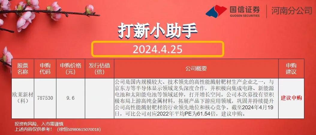 本月新股发行速度明显变慢，本月仅发行三只新股，今天是第二只。#你还打新股吗？# 
