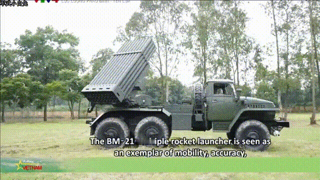 配备最大射程60千米的新型火箭弹，升级火控系统，能自动瞄准。越军炮兵试射升级后的